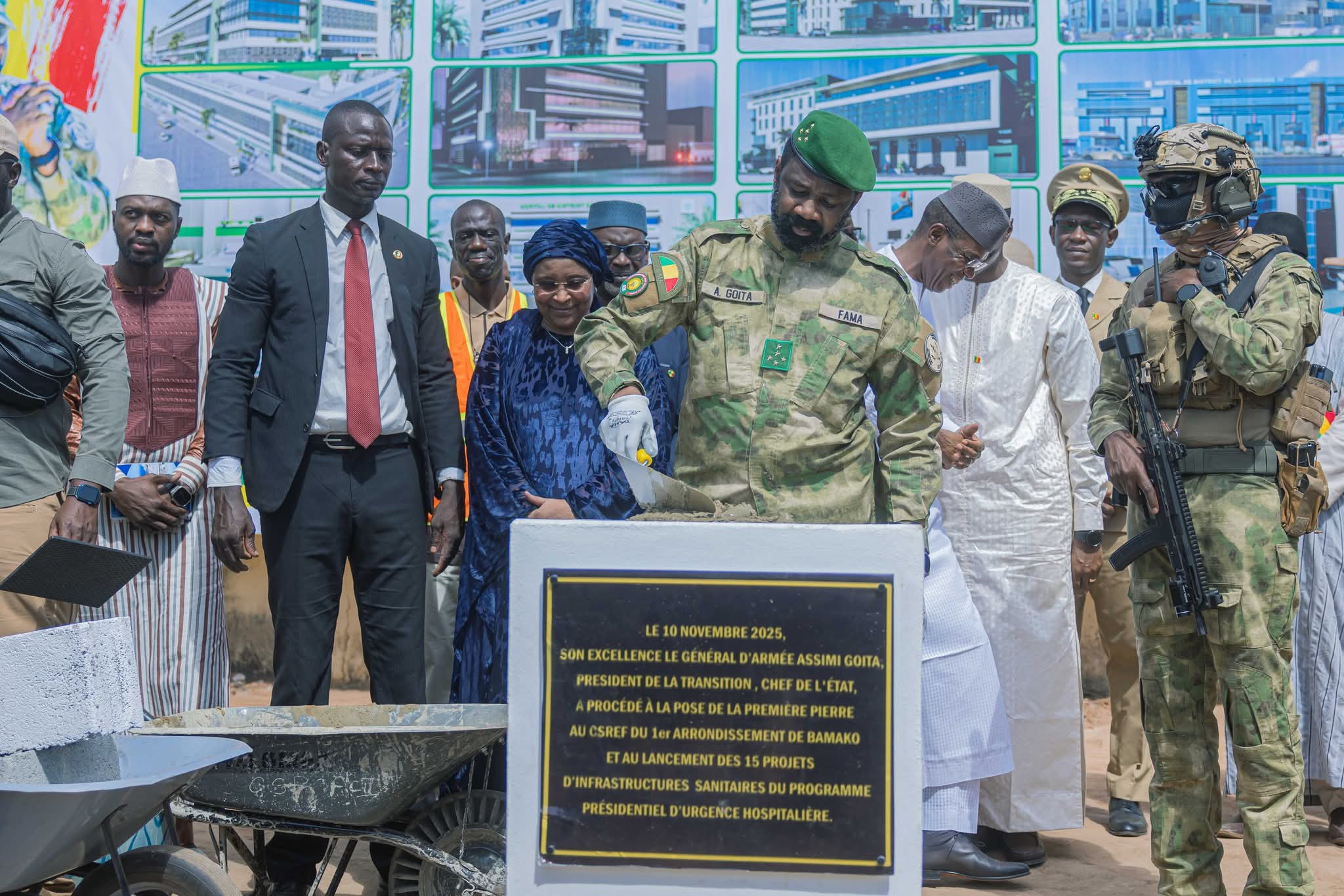 Le Président Assimi GOÏTA lance le Projet présidentiel d’urgence hospitalière