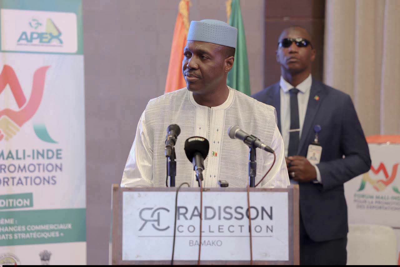 MALI : LE PREMIER MINISTRE PRÉSIDE LE PREMIER FORUM MALI-INDE POUR LA PROMOTION DES EXPORTATIONS